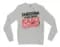 Paakaththana Porra Indha Kaali Oda Aatatha (Black) Men/Unisex Long Sleeve Sweatshirt in Ash Color